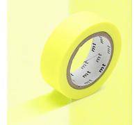 Masking Tape Unicolore - Jaune Clair - 1,5 cm x 7 m