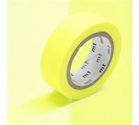 Masking tape unicolore - Jaune fluo - 1,5 cm x 7 m Jaune G