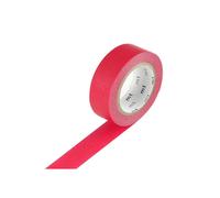 Masking tape unicolore - MASKING TAPE (MT) - Rouge - 1,5 cm - 7 m - Adhésif repositionnable