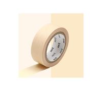 Masking tape unicolore pastel - Jaune orangé - 1,5 cm x 7 m
