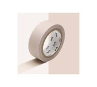 Masking tape unicolore pastel - Marron - 1,5 cm x 7 m