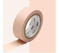 Masking Tape Unicolore Pastel - Orange - 1,5 Cm X 7 M