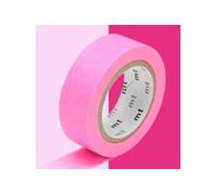 Masking tape unicolore - Rose fluo - 1,5 cm x 7 m