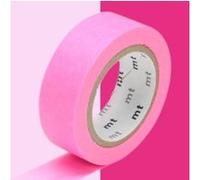 Masking tape unicolore - Rose fluo - 1,5 cm x 7 m Rose G