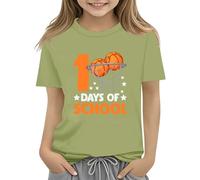 Maskjuwio 100th Day of School Celebration for Girls and Boys Kids T-shirts Fun Colorful Numbers Toy Truck Football Basketball Bébé Nœud Papillon Rouge, AG, 10-11Years