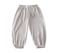 Maskjuwio Pantalons sans danger pour les enfants printemps et filles décontracté mode pantalon neuf points leggings coton bio, gris, 6-12 mois