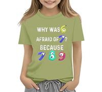 Maskjuwio T-shirt coloré pour enfant - Jour des maths 2025 - Pour l'école et la journée des mathématiques - T-shirt à manches longues original pour femme, AG, 12-13 ans