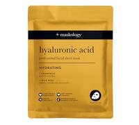 MASKOLOGY Masque facial professionnel à l'acide hyaluronique | Masque facial anti-âge | Masque hydratant pour la peau | Camomille et rose sauvage | 100 % à base de plantes |