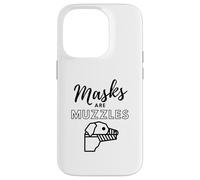 Masks are Muzzles Funny Dog Mask for Human Sheep Muzzle Mask Coque pour iPhone 14 Pro