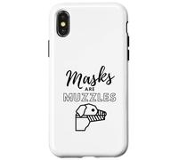 Masks are Muzzles Funny Dog Mask for Human Sheep Muzzle Mask Coque pour iPhone X/XS
