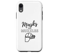 Masks are Muzzles Funny Dog Mask for Human Sheep Muzzle Mask Coque pour iPhone XR