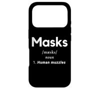 Masks Definition - Human Muzzles Anti Social Distance Masks Coque pour iPhone 17 Pro