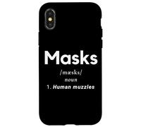 Masks Definition - Human Muzzles Anti Social Distance Masks Coque pour iPhone X/XS