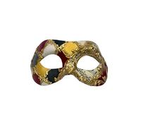 maskshop Venice Masque vénitien notes de musique - Masque pour les yeux de luxe avec détails baroque dorés - Masque de mascarade pour carnaval, bal et théâtre