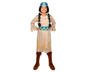 Maskworld Déguisement Arc-en-Ciel - Yakari fille - Marron - 5-6 ans (110-116 cm)