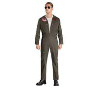 Maskworld Déguisement combinaison Top Gun homme - Vert - L