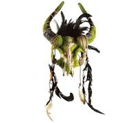 Maskworld Masque de tête de chaman cultivé - Chapeau d'horreur pour Halloween, carnaval et fête effrayante