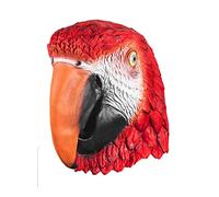 Maskworld Masque perroquet en latex - Masque complet comme déguisement pour Halloween, carnaval et fête à thème