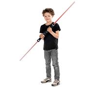 Maskworld Sabre laser à double lame / 2 épées avec 7 couleurs LED et son - Jouet 132 cm - Effets de lumière multicolores