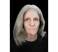 Maskworld Special FX Masque de grand-mère en latex mousse - Application en latex avec colle pour la peau - Déguisement mature pour Halloween, carnaval, fête à thème