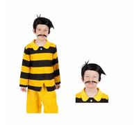 Maskworld The Daltons Costume avec perruque et barbe pour enfant - Les méchants des bandes dessinées Lucky Luke (134-140)