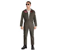 Maskworld Top Gun Combinaison de luxe sous licence pour adulte - Costume de film original - Déguisement Carnaval Fête à thème - Taille XS-S