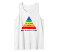 Maslow Forgot Coffee, Maslow's Hiérarchie Of Needs Psychology Débardeur
