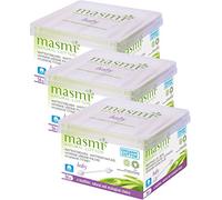 Masmi Natural Cotton Bio d'oreille Bâtonnets Baby Lot de 3 (3 x 56 Couches)