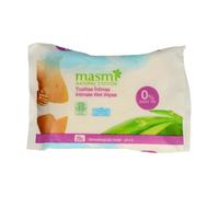 Masmi Natural Cotton+Lingettes Humides Intimes Féminines 20 Unités
