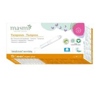 Masmi Tampons avec applicateur Super Plus Biodégradable 14 Unités