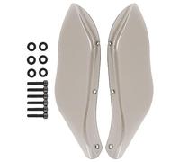 MASO 1 paire de déflecteurs d'air de carénage, compatibles avec Harley Street Glide, Electra Glide, CVO Electra Glide, Smoked