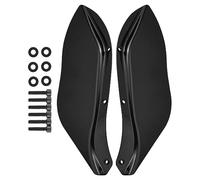 MASO 1 paire de déflecteurs d'air de carénage, compatibles avec Harley Street Glide, Electra Glide, CVO Electra Glide, Noir