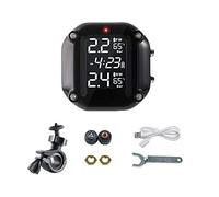 MASO 1 système de surveillance de la pression des pneus de moto, capteur de pression des pneus externe, surveillance en temps réel de la pression et de la température des pneus pour moto à deux roues,