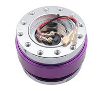 Maso Adaptateur de moyeu de volant universel à dégagement rapide pour voiture Violet