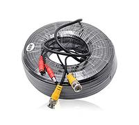 MASO Câble d'alimentation vidéo BNC 50 m RCA DC pour caméra de vidéosurveillance et enregistreur vidéo numérique
