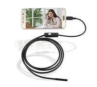 MASO Endoscope USB 2 en 1 IP67 étanche Caméra d'inspection avec 6 LED et câble Serpent de 5,5 m Adaptateur USB pour téléphone Android et Tablette - Longueur du câble : 10 m