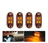 Maso Feux latéraux de position universels à LED pour camion, camionnette, caravane, voiture, bus, 12 V/24 V