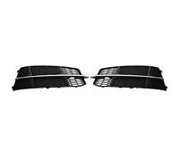 MASO Grille noire pour feux de brouillard avant de voiture, convient pour A*u/di A6 C7 S-Line 2015-2018, 4G0 807 681 AN 4G0807681AN 4G0 807 682 AN 4G0807682AN