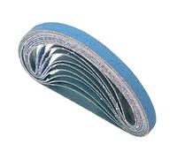 Maso Lot de 10 bandes abrasives pour ponceuse à outils électriques, bleu