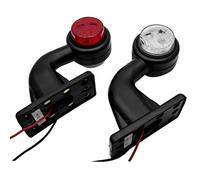 Maso Lot de 2 feux de position latéraux en caoutchouc pour voiture 12 V 6 LED
