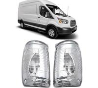 Maso Lot de 2 verres de rétroviseurs / clignotants latéraux compatibles avec Transit Mk8 à partir de 2014, côté droit et gauche (MPN : 1847387, 1847389)