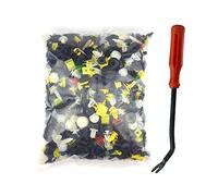 MASO Lot de 200 clips de fixation pour panneau de porte de voiture avec tournevis