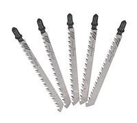 Maso Lot de 5 lames de scie sauteuse T301CD avec tige en T pour couper du métal, du bois, du PVC et plus encore - Compatible avec Bosch, Dewalt, Hitachi, Makita, Festool, etc.