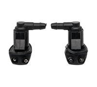 Maso Paire de buses de lave-glace universelles à double jet coudé 4 mm WWY3