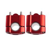 Maso Paire de rehausseurs de guidon de moto universels en alliage d'aluminium durable pour guidon de 22 mm/28 mm