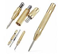 Maso Pointeau central automatique 12,7 cm en acier inoxydable avec course réglable, détermine la position de perçage pour l'acier, le bois, le plastique