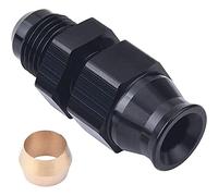 MASO Raccord de carburant, raccord de carburant en aluminium noir, adaptateur de compression de taille 6AN à 3/8", 6AN à 5/16", 8AN à 1/2", 10AN à 5/8", 6AN à 3/8"