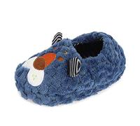 MASOCIO Chausson Enfant Garcon Pantoufle Garçon Hiver Peluche Chaussure Antiderapant Animaux Lion Taille 22 23
