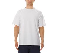 MASOCIO T-Shirt Anti UV à Manche Courts Rash Guard Homme UPF 50+ Maillot de Bain Hauts Séchage Rapide
