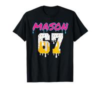 Mason 67 Glace de Football Halloween pour Enfants T-Shirt